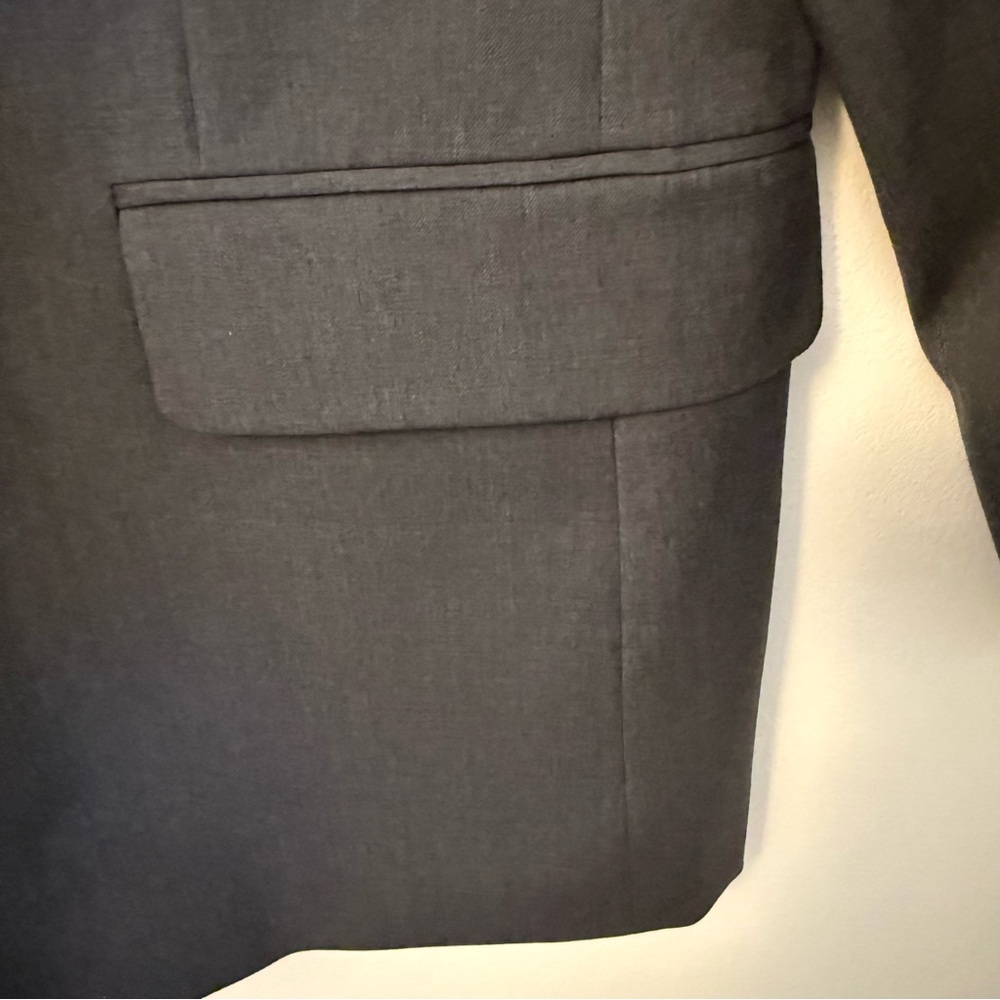 STAFFORD jacket blazer sport Suit coat wool blend stretch charcoal gray 42R - Picture 3 of 15